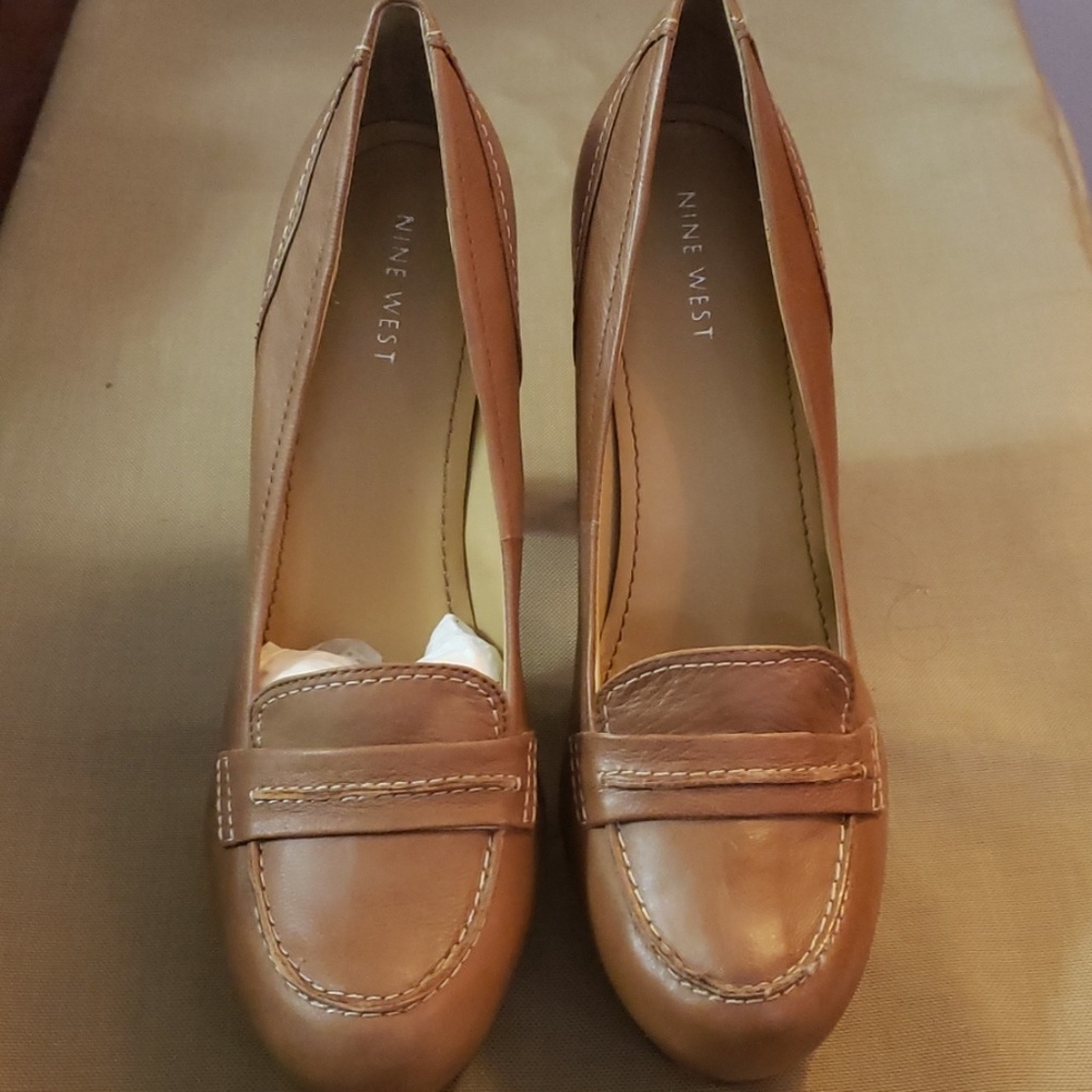 Penny loafer style heels
